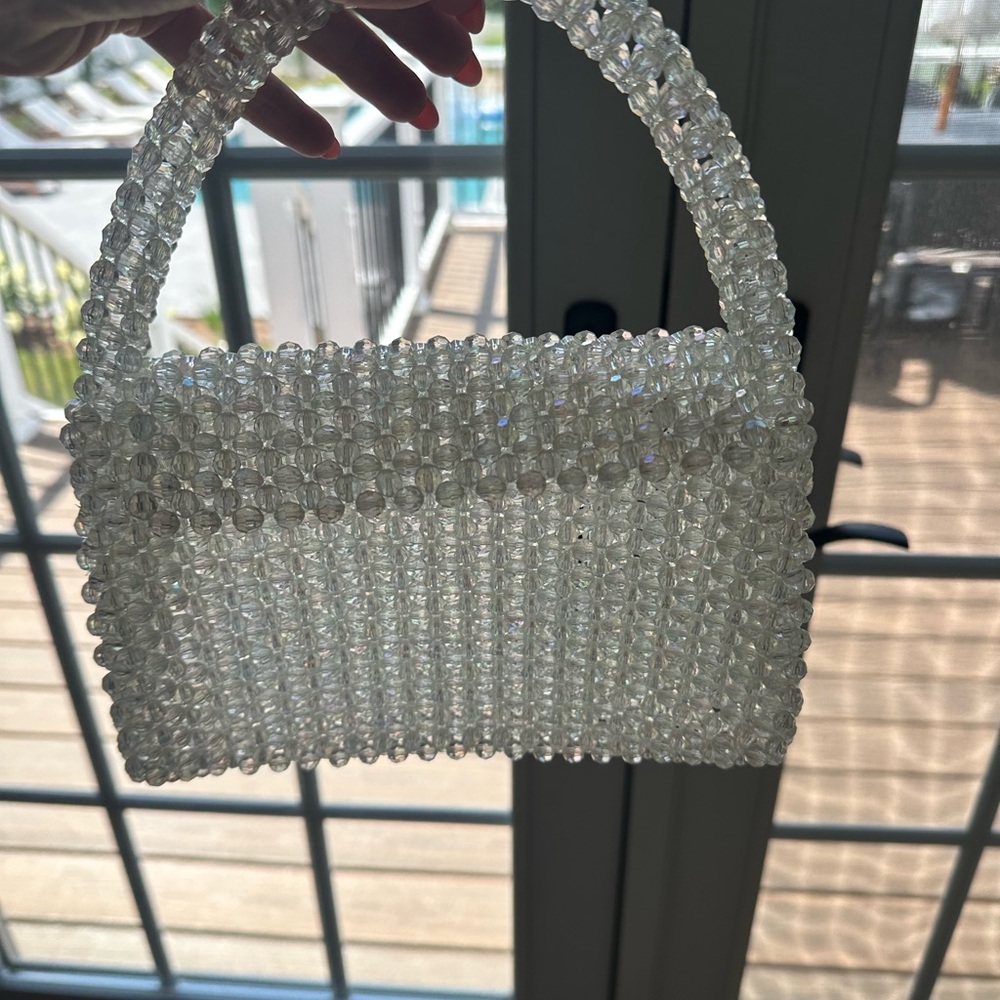 Melie Bianco Iridescent Beaded Bag - Picture 5 of 5